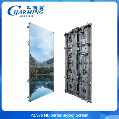تبلیغات صفحه نمایش LED رزولوشن بالا منحنی صفحه نمایش خلاق دیواری ویدئو P2.9 صفحه نمایش داخلی انعطاف پذیر LED