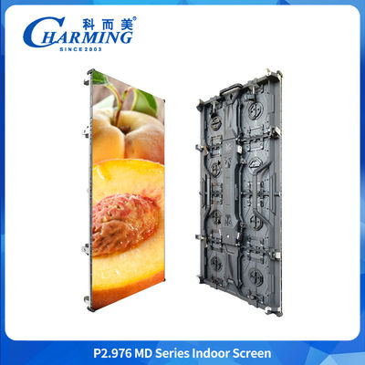 تبلیغات صفحه نمایش LED رزولوشن بالا منحنی صفحه نمایش خلاق دیواری ویدئو P2.9 صفحه نمایش داخلی انعطاف پذیر LED