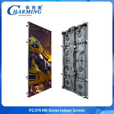 صفحه نمایش انعطاف پذیر LED صفحه نمایش منحنی داخلی P2.98 سرویس جلویی 7680HZ LED Video Wall