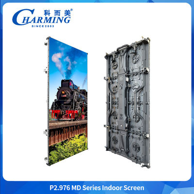 آلومینیوم آلیاژ وزن سبک P2.98 LED منحنی صفحه نمایش داخلی برای اجاره رویدادها استفاده تجاری