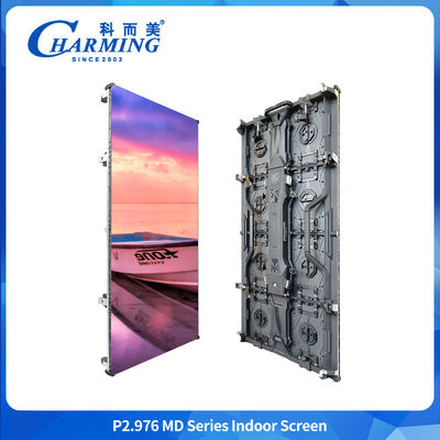 آلومینیوم آلیاژ وزن سبک P2.98 LED منحنی صفحه نمایش داخلی برای اجاره رویدادها استفاده تجاری