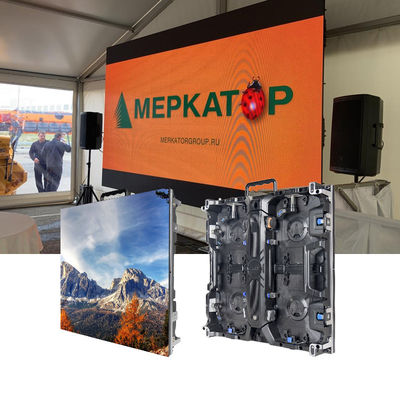 نرخ تجدید بالا، رنگ های روشن P2.976 LED OutdoorScreen برای زمین بسکتبال، رستوران، نمایشگاه