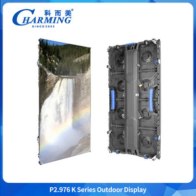 در فضای باز P2.98 اجاره صفحه نمایش آلومینیوم آلیاژ ضد آب LED دیوار رویداد صحنه پس زمینه