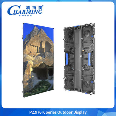 سرعت انتقال سریع P2.976 ویدئو در فضای باز نمایشگر LED Fullcolor IP 65 K سری ویدئو در نیجریه