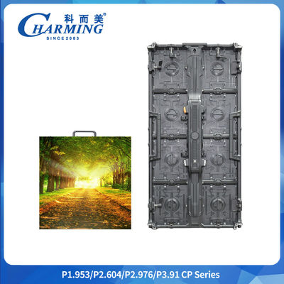 وزن سبک 6.6 کیلوگرم P2.6-3.91 منحنی انعطاف پذیر IP42 سری CP LED Video Wall صفحه نمایش اسپلایسینگ شکل ویژه