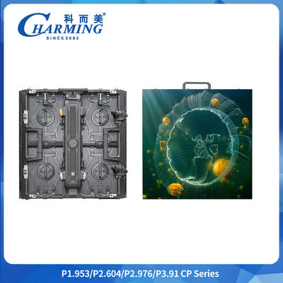 IP65 پنل در فضای باز ضد آب اجاره LED صفحه نمایش دیوار P3.9 در فضای باز LED صفحه نمایش با 8K نرخ به روز رسانی بالا