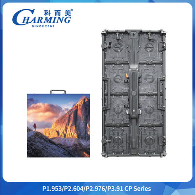 جابه جایی شکل ویژه P2.6/2.98/3.91 سری CP دیواری ویدئویی LED خارجی با سوکت هواپیمایی قدرت