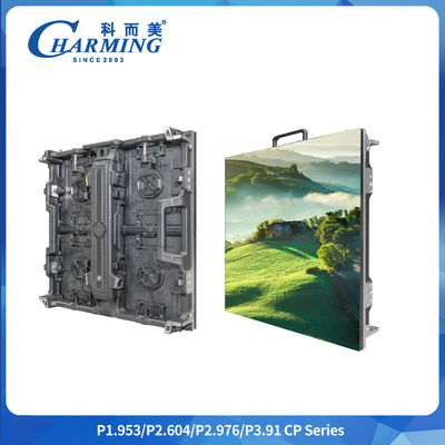 جفت گیری بدون درز P1.9 P2.64 P2.98 صفحه نمایش LED خمیده داخلی انعطاف پذیر P3.91 با قفل قوس تنظیم شده و مقیاس