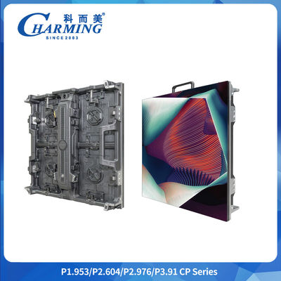 ولتاژ کاری صفحه نمایش AC 220V/(110V) ±15% P2.6/2.98 / 3.91 سری CP دیوار ویدئویی LED بیرونی با سوراخ کلید اتصال