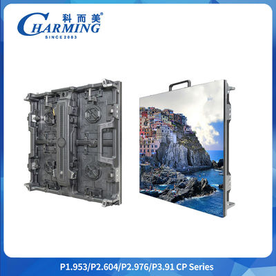 صفحه نمایش LED داخلی SMD1515 7680hz صفحه نمایش ویدئویی دیواری LED تبلیغاتی داخلی P1.953 صفحه نمایش LED داخلی