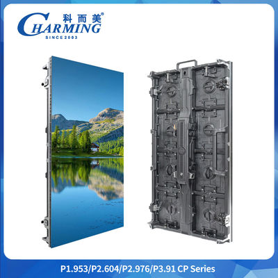 فرکانس تجدید 7680 هرتز P2.6/2.98 / 3.91 سری CP دیواری ویدئویی LED بیرونی با سوکت هواپیمایی