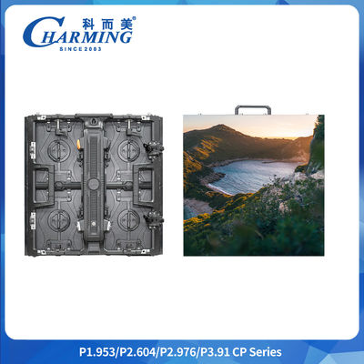 P1.9 انعطاف پذیر P2.64 P2.98 ویدیو سکسی صفحه نمایش LED منحنی داخلی P3.91 با دقت بالا و جفت کردن بی درنگ