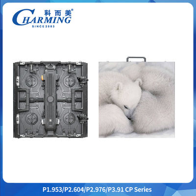 120° زاویه دید LED منحنی آلومینیوم پروفایل P3.91 داخلی Hd LED اجاره LED صفحه نمایش P2.98 داخلی در فضای باز صفحه نمایش با 7680 هرتز