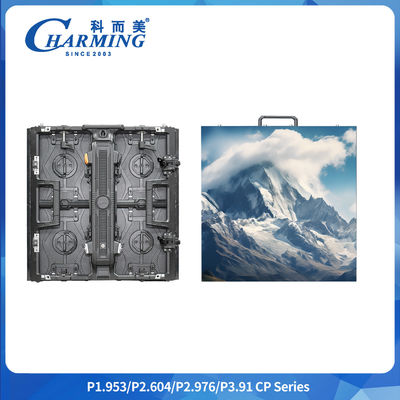 500x500mm/500x1000mm P1.9 P2.6 P2.98 P3.91 اجاره داخلی منحنی صفحه نمایش LED انعطاف پذیر صفحه نمایش تبلیغاتی LED