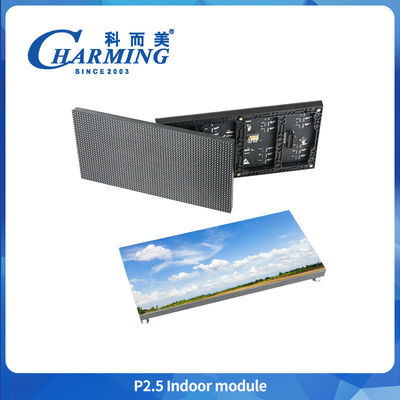 اختراع جدید P2.5 ویدئو 320x160mm صفحه نمایش داخلی LED صفحه نمایش تبلیغاتی داخلی LED با عملکرد بالا