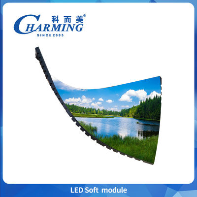 قیمت کارخانه P4 LED نرم ماژول صفحه نمایش داخلی ویدئو صفحه نمایش دیوار وزن 255g 256 * 128MM SMD2020 Adveresting Screen