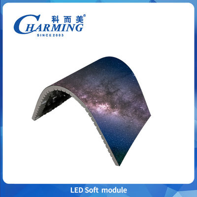 Ip40 صفحه نمایش داخلی LED P1.86 ماژول 800cd روشنایی P2.5 پانل سیگنال دیجیتال P4 ماژول نرم LED با قدرت پایین