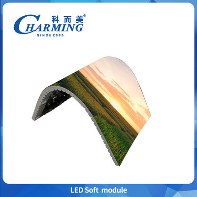 P3 P3.076 P4 ماژول نرم داخلی LED با قدرت کم و گرما کم نصب ثابت برای صفحه موج و صفحه نوار