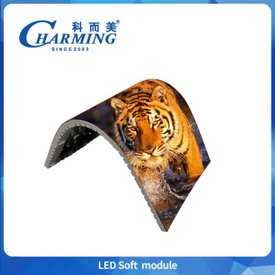 ماژول نرم LED داخلی RGB P3 P3.076 P4 تناقض بالا Splicing بدون درز برای صفحه چرخشی
