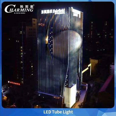 چراغ لوله ای LED ضد آب IP65 RGB کنترل SPI SMD5050 برای ساختمان