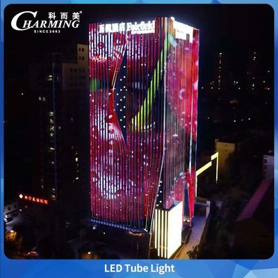 چراغ لوله ای رنگی 1000/500x40.5x30.5mm با درجه حفاظت IP66 و نگهداری آسان، طراحی خط اتصال برای پل و ساختمان های بیرونی