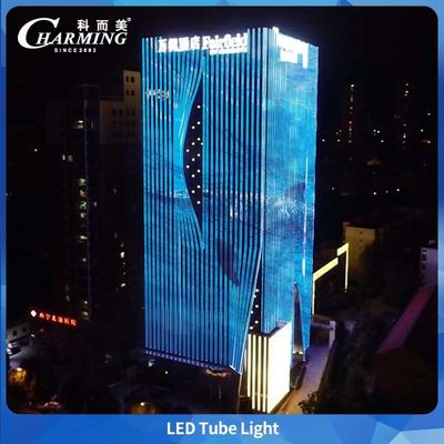 چراغ لوله ای رنگی 1000/500x40.5x30.5mm با درجه حفاظت IP66 و نگهداری آسان، طراحی خط اتصال برای پل و ساختمان های بیرونی