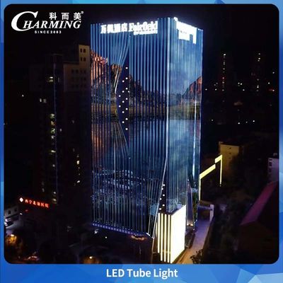 پوشش PC SMD5050 IP65 چراغ لوله LED برای تبلیغات ساختمان های بزرگ در فضای باز