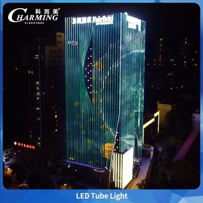 پوشش PC SMD5050 IP65 چراغ لوله LED برای تبلیغات ساختمان های بزرگ در فضای باز