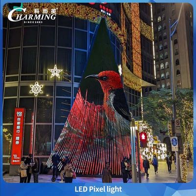 چراغ پیکسل LED فضای باز تخت شفاف IP66 با توان کم برای پل ها