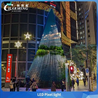 30MM IP66 DC24V RGB پروفایل آلومینیوم بیرونی دائمی LED کریسمس LED Pixel Point Light