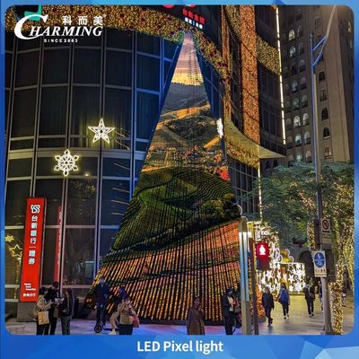 جذاب 2025 نسل بعدی LED Pixel Light 40D 40×27.3mm IP66 آبپاشی خانه کامپیوتر برای جاذبه های توریستی روشنایی تزئینات معماری