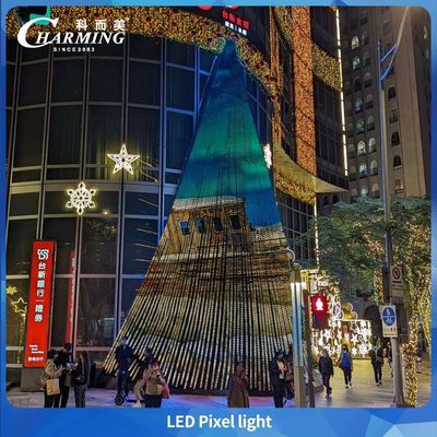چراغ‌های پیکسل LED SMD3535 50C ضدآب IP66 کنترل SPI برای دیوار‌های بیرونی، صحنه، روشنایی پارک
