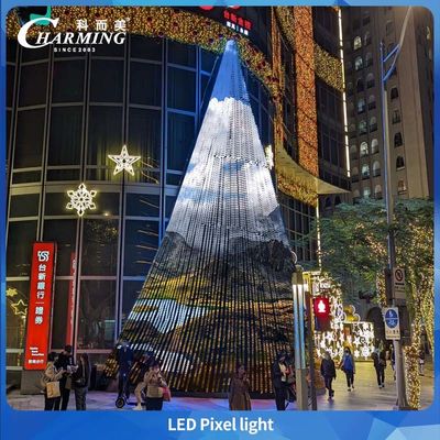 تکنولوژی جدید چراغ های پیکسل LED 50C SMD3535 IP66 کنترل SPI نور بیرونی تزئینات دیواری بیرونی چراغ های پارک صحنه