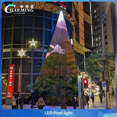 چین کارخانه به طور مستقیم IP65 RGB LED پیکسل نور تزئینات نور در فضای باز با پوشش مواد پوسته PC