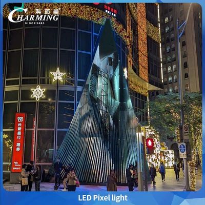 چراغ‌های پیکسل LED 50C SMD3535 IP66 SPI کنترل نورپردازی فضای باز دکوراسیون دیوار خارجی نورپردازی صحنه