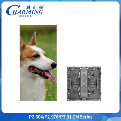 نمایشگر LED فضای باز 79 میلیمتری 7680 هرتز IP65 با تعمیر و نگهداری از پشت 500x500 میلیمتر