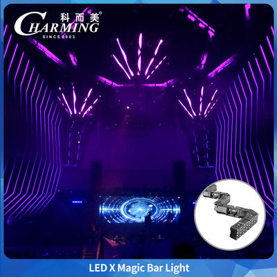آسان برای جدا کردن و جمع آوری به طول های مختلف محصول جذاب LED X Magic Bar طراحی ماژولار محصول جذاب LED X Magic Bar RGB LED Pixel Bar برای رویداد سرگرمی