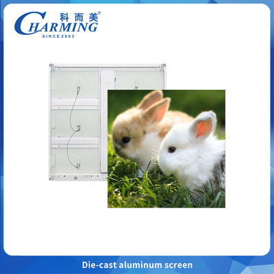 سیم کشی پنهان صفحه نمایش LED بیرونی P6 نصب ثابت برای تبلیغات با روشنایی بالا از کارخانه چین