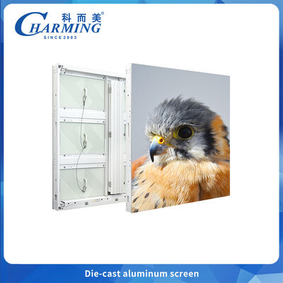 P6 صفحه نمایش LED بیرونی ظریف و روشن برای تبلیغات پشتیبانی از پیچیدن گوشه قوس با روشنایی بالا