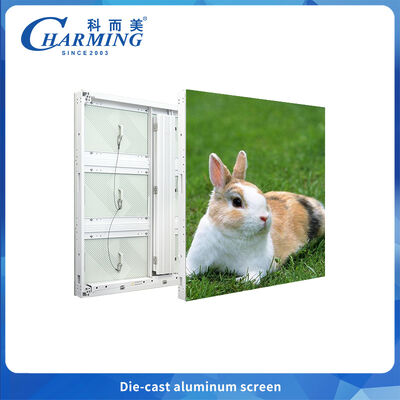 Outdoor Die-cast aluminum display high contrast P6 Led Board fixed install for advertising