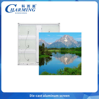 P6.66 اجاره صفحه نمایش LED در فضای باز با آرک اسپلایس و روشنایی بالا بیش از 6000 Cd / M2 مقاوم به خوردگی