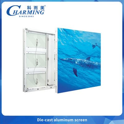 آخرین صفحه نمایش LED بیرونی P10 با کنتراست بالا و 90 درجه گوشه ای، IP65