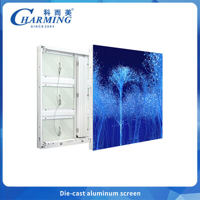 P5 در فضای باز LED ویدئو دیوار با نرخ نوسازی 3840 هرتز، ضد آب IP65 و کابینت آلیاژ آلومینیوم