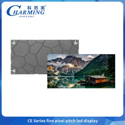 نمایشگر LED جذاب فاین پیچ P1.86 P1.53 با روشنایی 800 نیت و تعمیر و نگهداری آسان برای لابی هتل و گالریها