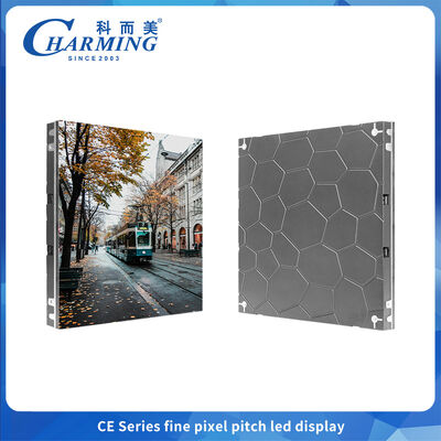 صفحه نمایش LED داخلی کوچک با کابینت آلیومینیوم سبک وزن و صفحه نمایش Ultra HD برای نگهداری جلویی