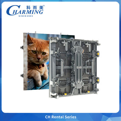 صفحه نمایش LED خارجی تمام رنگی با درجه IP65 برای رویدادهای صحنه 500x500 میلی متر P3.91 دیوار ویدئویی تبلیغاتی فضای باز اجاره ای