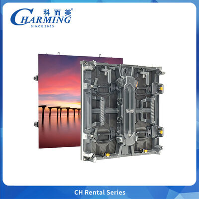 7680HZ درب بیرونی P3.91 کابینت منحنی / انعطاف پذیر / زاویه راست با دسته ماژول برای مراحل