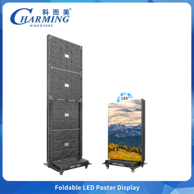 Mobile App Controlled Indoor LED Video Wall with Wireless Program Publishing and Front Maintenance