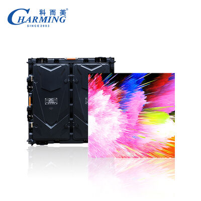 صفحه نمایش ویدئویی LED ضد آب آلومینیومی IP65 برای فضای باز P4 با سطح خاکستری بالا 7680 هرتز