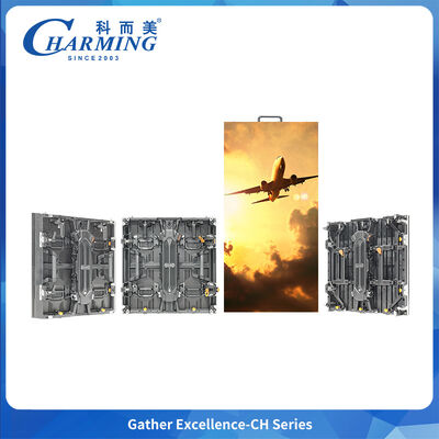 Outdoor 500*500mm Led Commercial Display P3.91 Ip65 Cabinet Waterproof Dustproof Flagship Panels High-End Rental Ch-H-Flexible